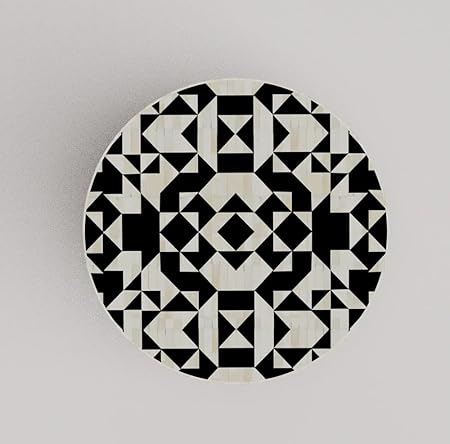 New Indian handmade bone onlay coffee table, black & white bone inlay table, bone inlay furniture items, ,home decore crafts