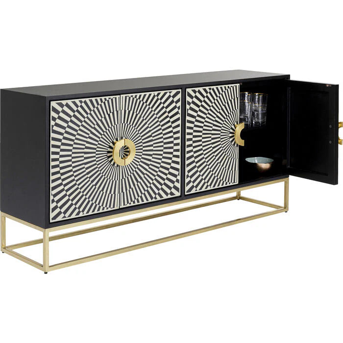 Inlay Sideboard - Kara bone inlay cabinet