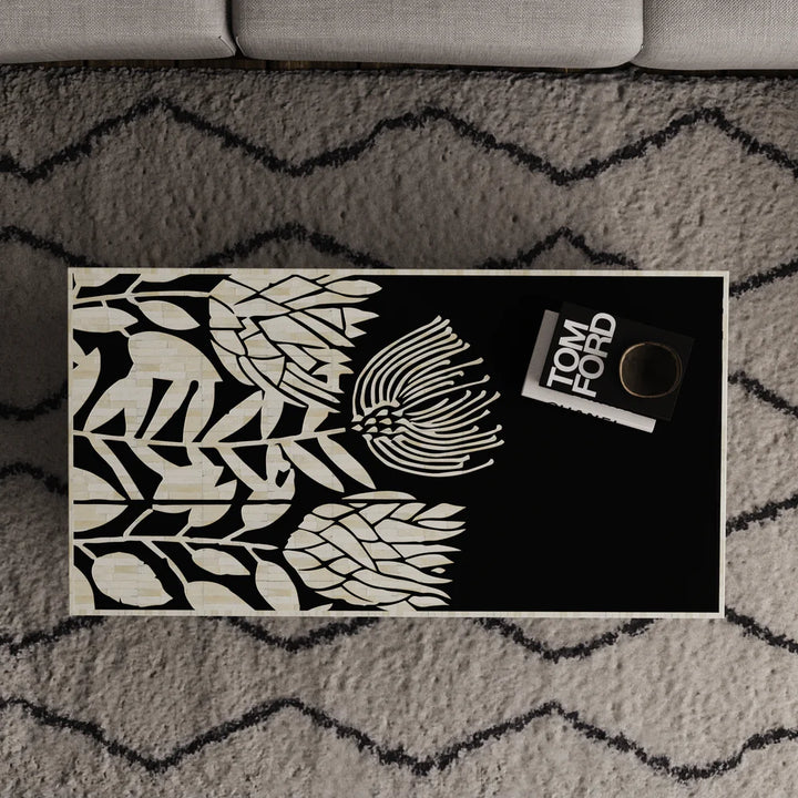 Inlay Luxom Rectangular Coffee Table - Tulip