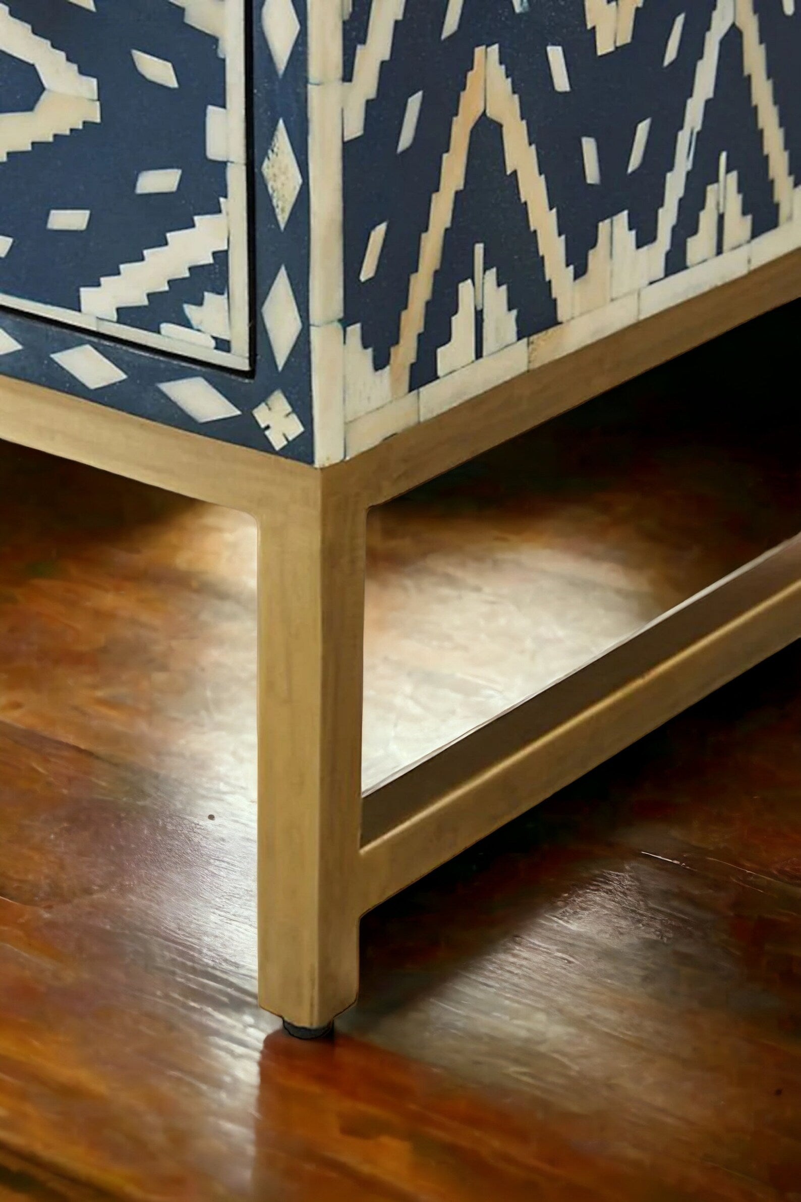 Bone Ikat Inlay 6 Drawers Chest of Drawers, Bone Inlay Drawers Dresser, Bone Inlay Chest of Drawers, Bone Inlay Furniture Sideboard Unit