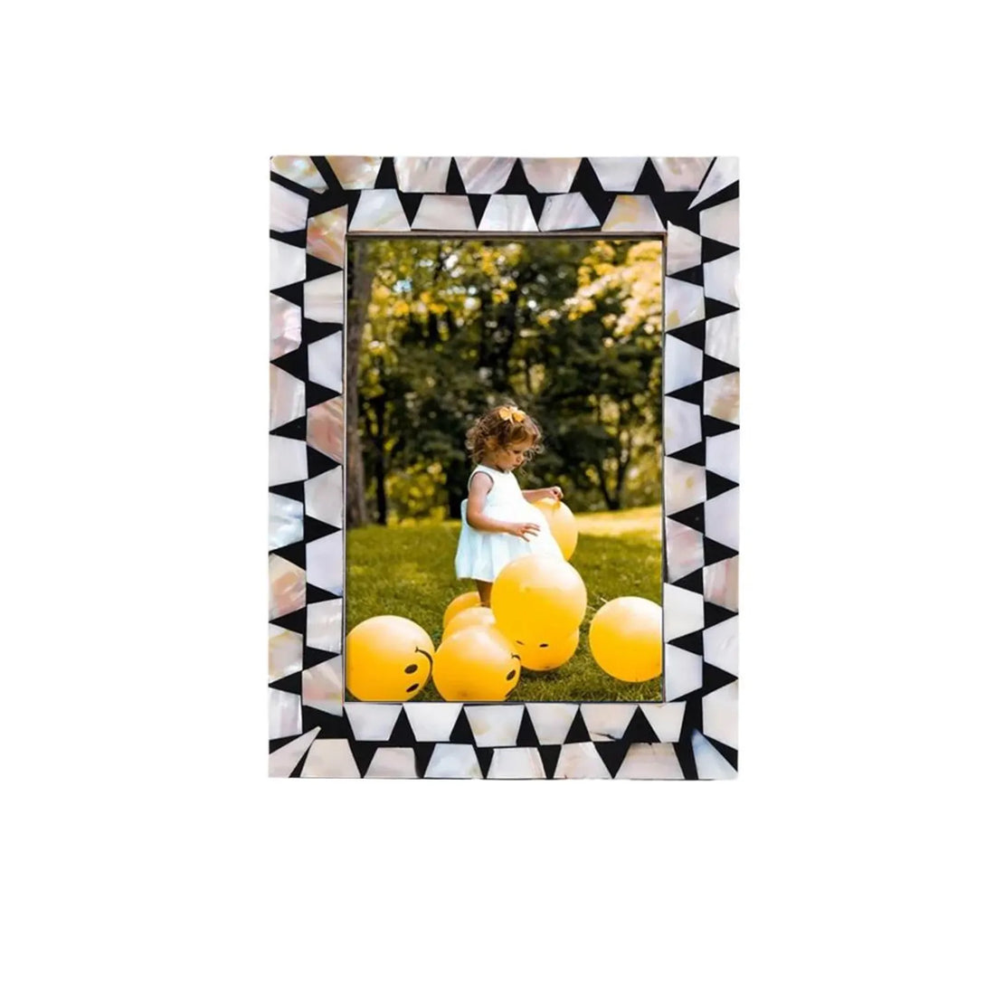 Beautiful Handmade Mother of Pearl Photo Frame- Available in 20 Stunning Colors
