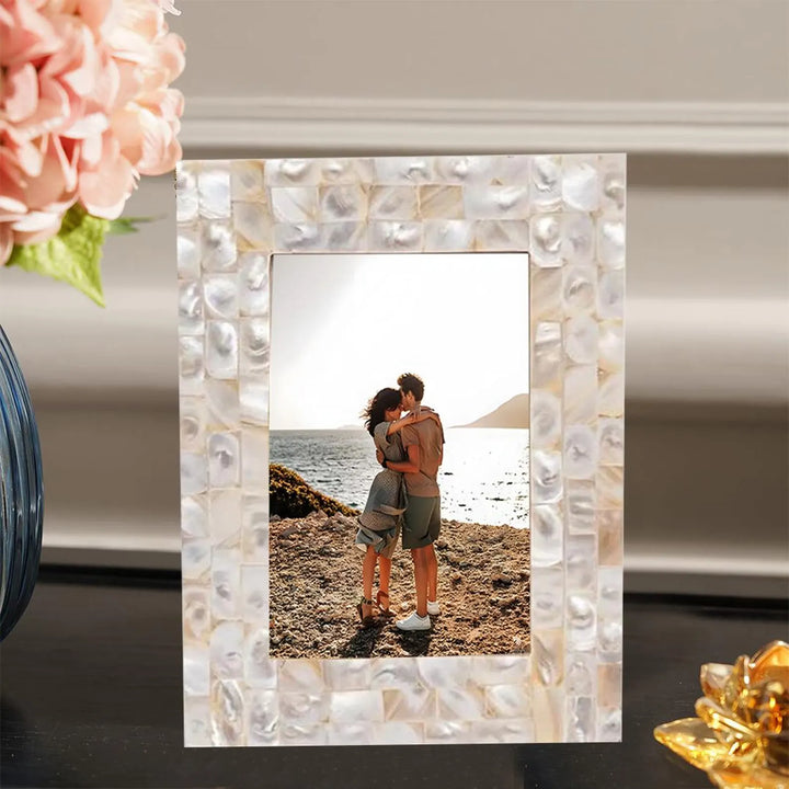 Beautiful Handmade Mother of Pearl Photo Frame