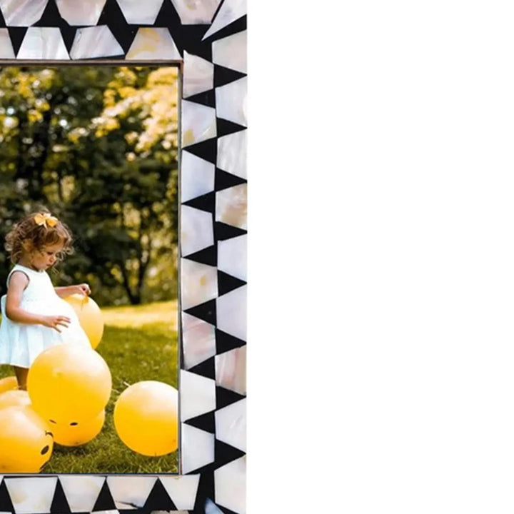 Beautiful Handmade Mother of Pearl Photo Frame- Available in 20 Stunning Colors