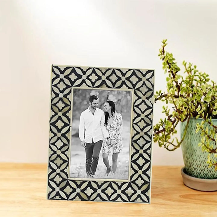 Beautiful Bone Inlay Photo Frame – Available in 20 Stunning Colors