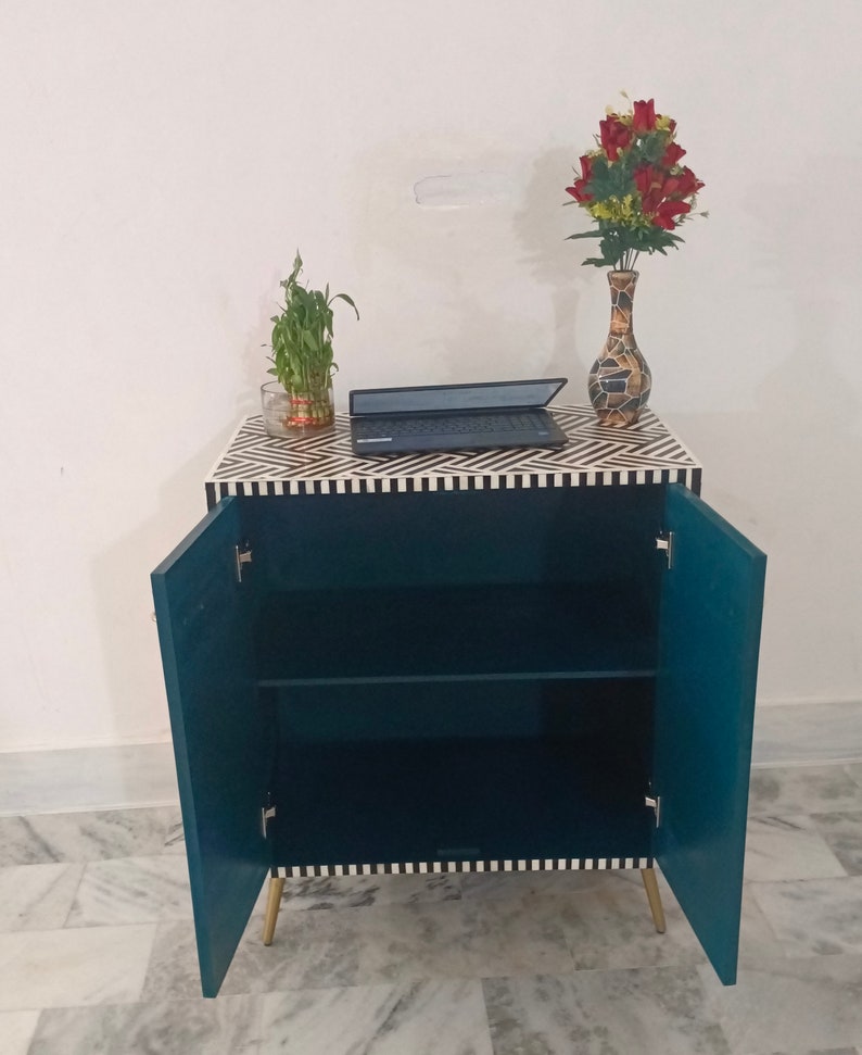 New handmade Bone inlay Cabinet, Bone inlay Optical Cabinet, Bone inlay storage Cabinet, Bone inlay Furniture , Bone inlay entryway Cabinet