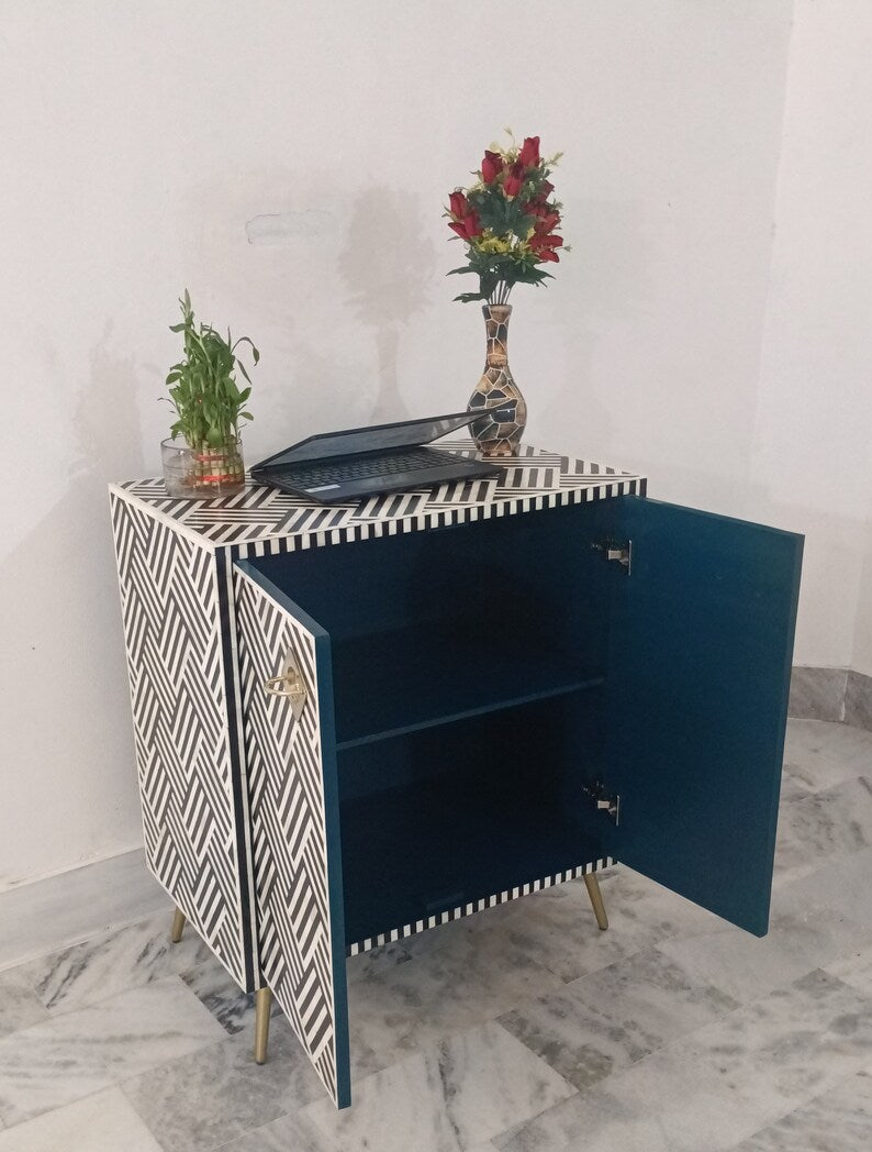 New handmade Bone inlay Cabinet, Bone inlay Optical Cabinet, Bone inlay storage Cabinet, Bone inlay Furniture , Bone inlay entryway Cabinet