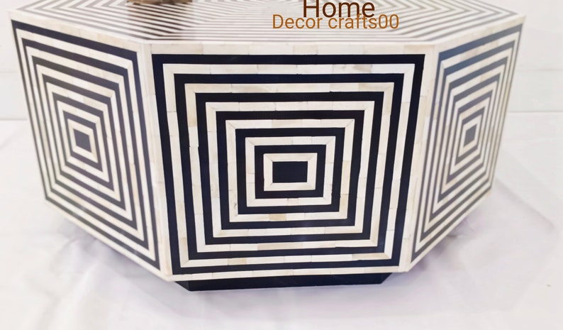 handmade Bone Inlay  Coffee Table, bone inlay Center Table