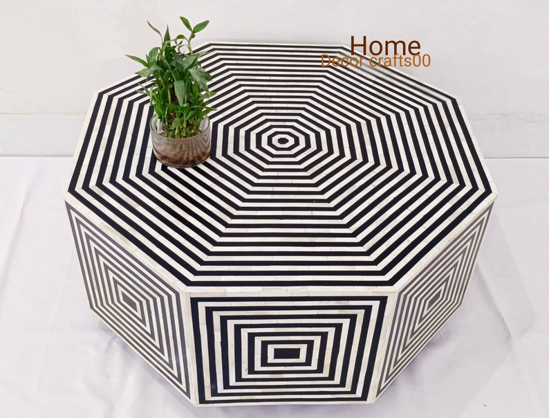handmade Bone Inlay  Coffee Table, bone inlay Center Table