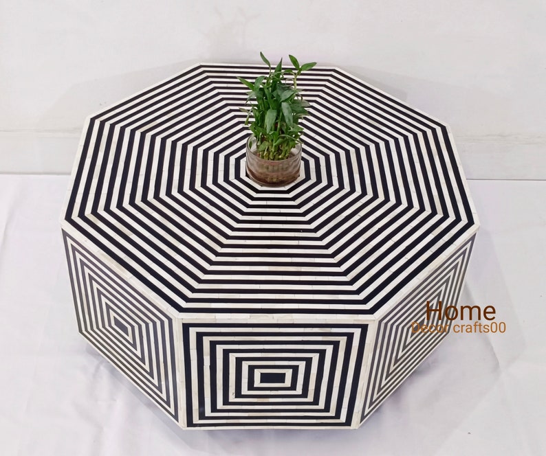 handmade Bone Inlay  Coffee Table, bone inlay Center Table