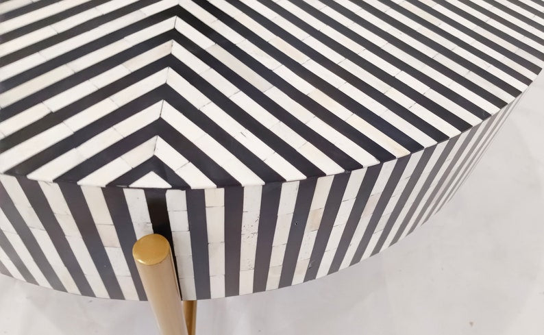 new handmade Bone Inlay Round Coffee Table, Bone Inlay Furniture, Bone inlay coffee table, home decor furniture, bone inlay table,