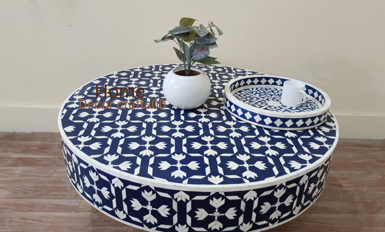 New Indian bone inlay Inlay Coffee Table, bone Inlay Center Table, living room furniture, bone inlay furniture,