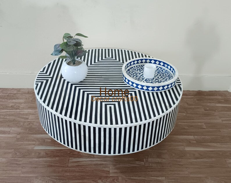 New Indian Handmade bone inlay Inlay Coffee Table, bone Inlay Center Table, bone inlay furniture,