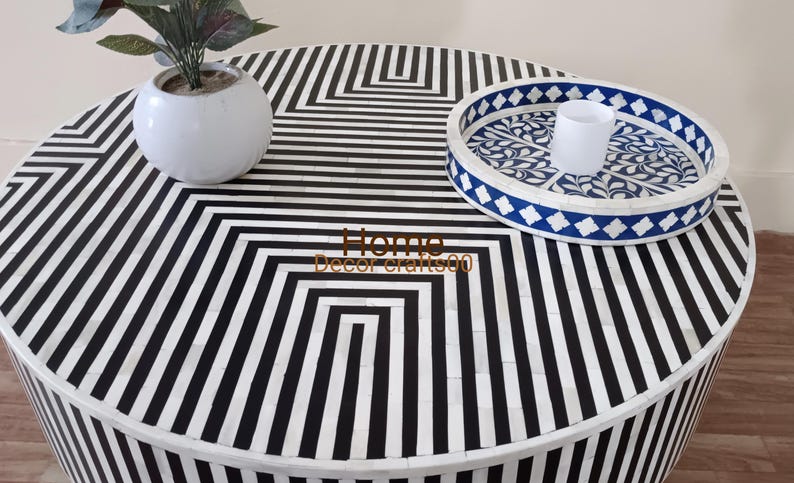 New Indian Handmade bone inlay Inlay Coffee Table, bone Inlay Center Table, bone inlay furniture,
