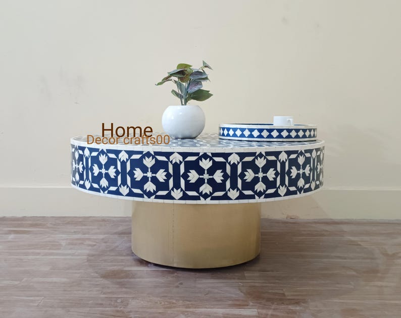 New Indian bone inlay Inlay Coffee Table, bone Inlay Center Table, living room furniture, bone inlay furniture,