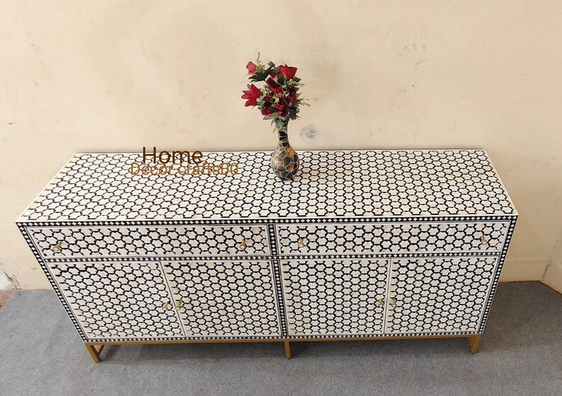 Handmade bone inlay Targua Design Buffet, Cabinet, living room furniture, bone inlay furniture