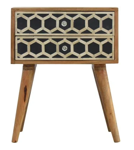 handmade bone inlay side table living room table