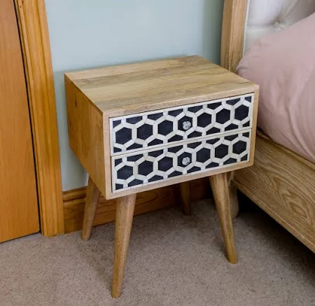 handmade bone inlay side table living room table