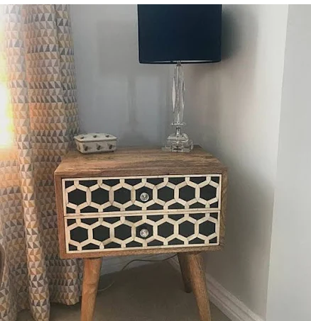 handmade bone inlay side table living room table